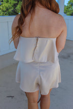 Load image into Gallery viewer, Dance Again Tired Ruffle Romper- Cream
