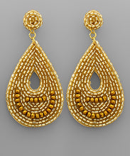 Load image into Gallery viewer, Bead Teardrop Earrings
