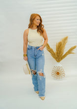 Load image into Gallery viewer, Easy Take Leather Bodysuit- Cream
