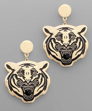 Load image into Gallery viewer, Epoxy Tiger Earrings
