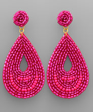 Load image into Gallery viewer, Bead Teardrop Earrings
