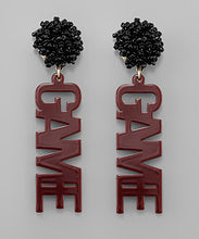 Load image into Gallery viewer, GAME &amp; COCKS Letter Earrings
