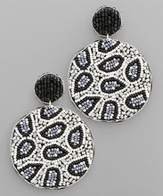 Load image into Gallery viewer, Seed Beads Disk Earrings
