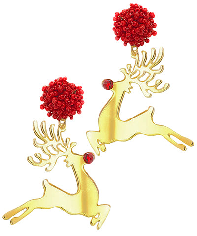 Reindeer Earrings