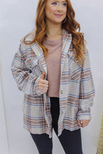 Load image into Gallery viewer, For Myself Plaid Button Up-Brown
