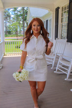 Load image into Gallery viewer, Forever Timeless Utility Dress- White
