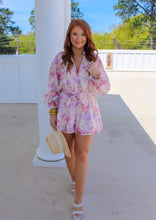Load image into Gallery viewer, Camille Floral Chiffon Romper
