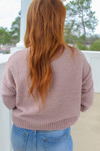 Load image into Gallery viewer, Shannon Pullover Knit Sweater- Mauve
