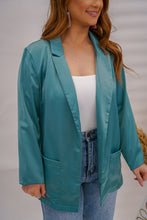 Load image into Gallery viewer, Seafoam Boyfriend Blazer
