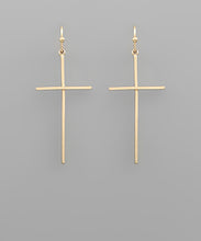 Load image into Gallery viewer, Cross Earrings
