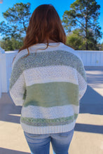 Load image into Gallery viewer, Leeann Multi Striped Sweater- Sage
