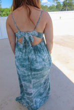 Load image into Gallery viewer, Summer Daze Tie Dye Maxi Dress-Dusty Blue

