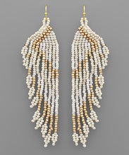 Load image into Gallery viewer, Various Length Bead Tassel Earrings
