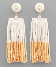Load image into Gallery viewer, Beaded Tassel Fringe Earrings
