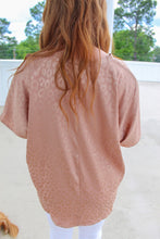 Load image into Gallery viewer, Donna Animal Print V Neck Blouse- Coco
