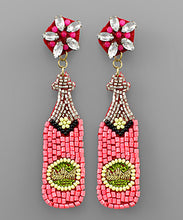 Load image into Gallery viewer, Liquor Bottle Bead Earrings
