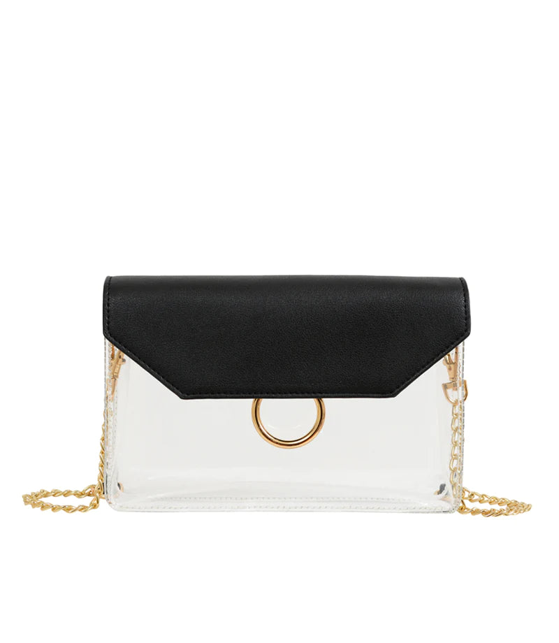 Black/Clear Stadium Crossbody