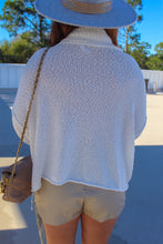 Load image into Gallery viewer, Holli Oversize Turtleneck Sweater- White
