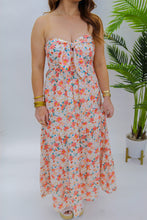 Load image into Gallery viewer, Romantic Muse Strapless Floral Maxi
