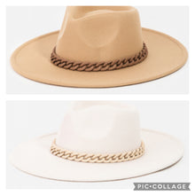 Load image into Gallery viewer, Chain Link Fedora Hat
