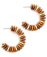 Load image into Gallery viewer, Multi Disk Hoops Earrings
