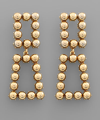 Square Linked Earrings