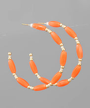 Load image into Gallery viewer, Oval &amp; Ball Hoops
