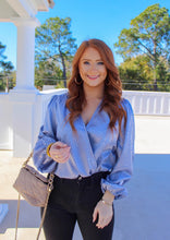 Load image into Gallery viewer, Embry Silky Cheetah Long Sleeve Bodysuit- Slate
