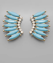 Load image into Gallery viewer, Glass Wing Earrings
