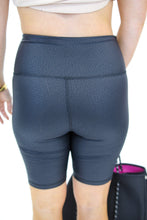 Load image into Gallery viewer, Foil Highwaist Biker Shorts
