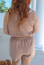 Load image into Gallery viewer, Endless Days Terrycloth Romper- Taupe
