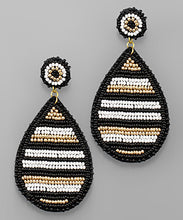 Load image into Gallery viewer, Beaded Teardrop Earrings
