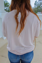 Load image into Gallery viewer, Hattie Cinch Short Sleeve Top- Light Taupe
