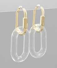 Load image into Gallery viewer, Carabiner &amp; Oval Ring Huggie
