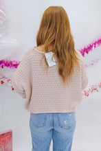 Load image into Gallery viewer, Leisure Time Long Sleeve Sweater- Blush
