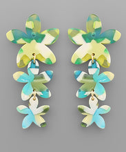 Load image into Gallery viewer, 3 Acrylic Flower Earrings
