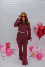 Load image into Gallery viewer, Carolina Love Checkered Top- Burgundy

