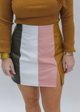 Load image into Gallery viewer, Dreamy High Waist Skirt- Olive Multi
