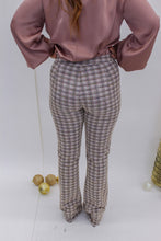 Load image into Gallery viewer, Back to Business Tweed Flare Pants- Mocha Multi
