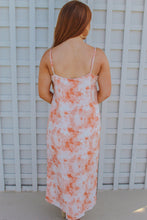 Load image into Gallery viewer, Josephine Tie Dye Print Cami Dress- Apricot
