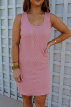 Load image into Gallery viewer, Melinda Cable Knit Dress- Blush
