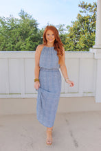 Load image into Gallery viewer, Keri Printed Cami Dress- Misty Blue
