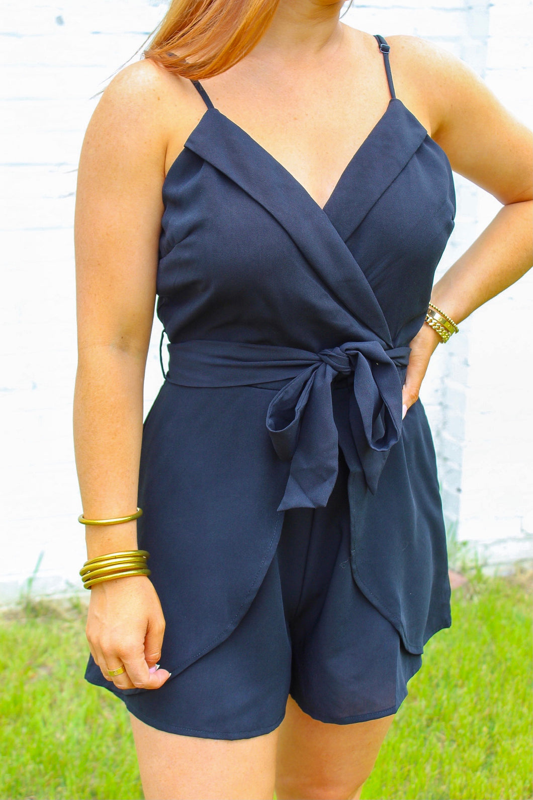 Harlee Little Black Romper