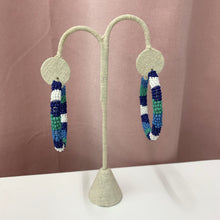 Load image into Gallery viewer, Multicolor Beaded Hoops
