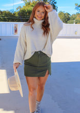 Load image into Gallery viewer, Kia Turtleneck Dolman Sweater- Champagne
