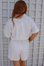 Load image into Gallery viewer, Calla Button Down Woven Washed Romper
