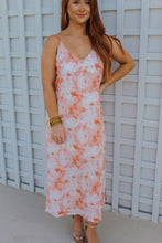 Load image into Gallery viewer, Josephine Tie Dye Print Cami Dress- Apricot
