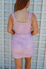 Load image into Gallery viewer, Katy Lavender Lace Ruched Dress
