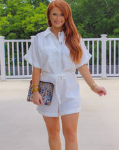 Load image into Gallery viewer, Calla Button Down Woven Washed Romper
