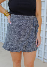 Load image into Gallery viewer, Jayda Black Wrap Skort
